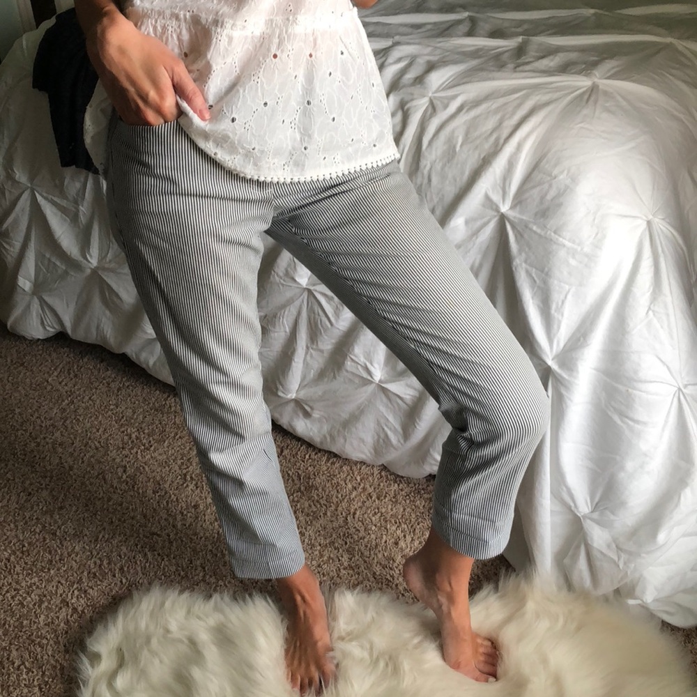 Gap Seersucker Chino Pants